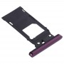 SIM ბარათის Tray + Micro SD Card Tray for Sony Xperia XZ3 (თეთრი)