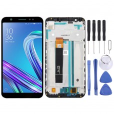 LCD Screen and Digitizer Full Assembly with Frame for Asus ZenFone Max M1 ZB555KL X00PD (Black)