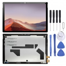 LCD-näyttö ja Digitizer Täysi edustajisto Microsoft Surface Pro 7 1866 (musta)