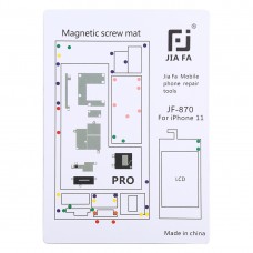 JIAFA JF-870 Mágneses Pad Csavar Board for iPhone 11 Pro