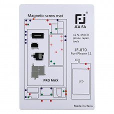Jiafa JF-870 Magnetic Pad Skruv Board for iPhone 11 Pro Max