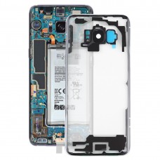 Прозрачен Battery Back Cover с камера капачка на обектива за Samsung Galaxy S8 / G950 G950F G950FD G950U G950A G950P G950T G950V G950R4 G950W G9500 (прозрачен)