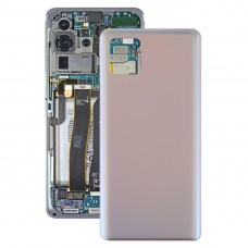 Batterie-rückseitige Abdeckung für Samsung Galaxy A91 (Silber)