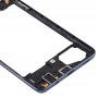 Средняя Рамка ободок Тарелка для Samsung Galaxy A71 (черная)