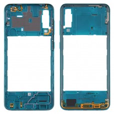 Marco medio del bisel Placa para Galaxy Samsung A30S (azul) 