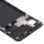 LCD marco frontal de la carcasa del bisel Placa para Galaxy A70s Samsung (Negro)