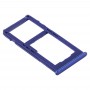 SIM Card Tray + SIM Card Tray / Micro SD Card Tray for Samsung Galaxy A60 (Blue)