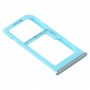 SIM ბარათის Tray + SIM ბარათის Tray / Micro SD Card Tray for Samsung Galaxy A60 (Baby Blue)