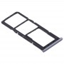 SIM-Karten-Behälter + SIM-Karten-Behälter + Micro-SD-Karten-Behälter für Samsung Galaxy A30S (Schwarz)