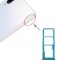 La bandeja de tarjeta SIM bandeja de tarjeta SIM + + Micro bandeja de tarjeta SD para el Galaxy de Samsung A30S (verde)