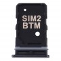 SIM-kort fack + SIM-kort fack för Samsung Galaxy A80 (Svart)