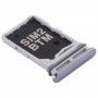 SIM ბარათის Tray + SIM ბარათის Tray for Samsung Galaxy A80 (ვერცხლისფერი)