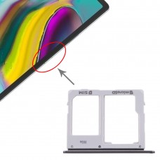 Carte SIM Plateau + Micro SD pour carte Tray Samsung Galaxy Tab S5E SM-T725 (Noir)