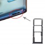 SIM ბარათის Tray + SIM ბარათის Tray + Micro SD Card Tray for Samsung Galaxy A71 (Black)
