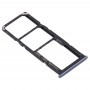 SIM-карты лоток + SIM-карты лоток + Micro SD-карты лоток для Samsung Galaxy A71 (черный)