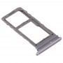 SIM Card Tray + Micro SD Card Tray for Samsung Galaxy S20+ / Galaxy S20 Ultra(Grey)