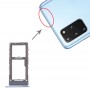 Slot per scheda SIM + Micro SD Card vassoio per Samsung Galaxy S20 + / Galaxy S20 Ultra (Blu)