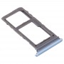 SIM karta Tray + Micro SD Card Tray pro Samsung Galaxy S20 + / Galaxy S20 Ultra (modrá)