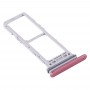 SIM-карти лоток + SIM-карти лоток для Samsung Galaxy Note10 (рожевий)