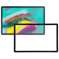 Outer Glass Lens המסך הקדמי עבור Galaxy Tab s5e SM-T720 / SM-T725 (שחור)