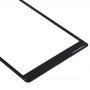 Ekran zewnętrzny przedni szklany obiektyw dla Galaxy Tab 8,0 (2019) SM-T290 (WIFI Version) (Czarny)
