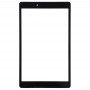 Schermo anteriore esterno obiettivo di vetro per Galaxy Tab 8,0 (2019) SM-T295 (LTE Version) (Nero)