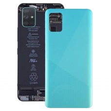 Оригинальная батарея задняя крышка для Galaxy A51 (синий)