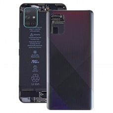 Оригінальна батарея задня кришка для Galaxy A71 (чорний)