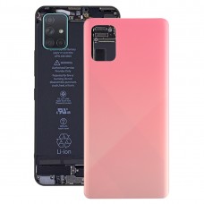 Оригінальна батарея задня кришка для Galaxy A71 (рожевий)