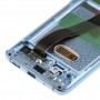 Material original dinámico AMOLED pantalla LCD y digitalizador Asamblea con marco completo para Samsung Galaxy S20 (azul)