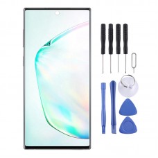 Original Dynamic AMOLED Material LCD Screen and Digitizer Full Assembly for Galaxy Note 10 + (Black)
