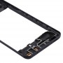 Ramka środkowa Bezel Plate dla Samsung Galaxy A21s (czarny)