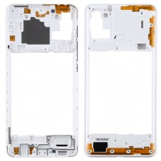 Keskimmäisen kehyksen Reuna Plate Samsung Galaxy A21s (valkoinen)