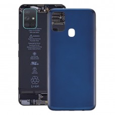 Akkumulátor hátlapja a Samsung Galaxy M31-hez (kék)