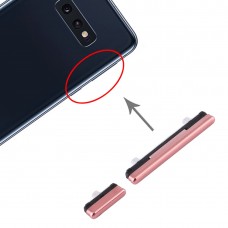 Кнопка живлення і гучності Кнопка управління для Samsung Galaxy S10e (рожевий)