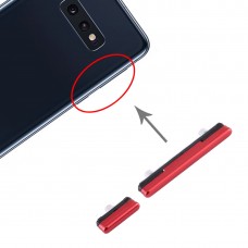 Power Button and Volume Control Button for Samsung Galaxy S10e (Red) 