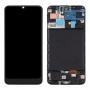Materiał TFT LCD Screen i Digitizer Pełna Montaż z ramą dla Samsung Galaxy A50 (czarny)