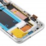 OLED-Material LCD-Bildschirm und Digitizer Vollversammlung mit Rahmen für Samsung Galaxy S7 Rand- / SM-G935F (Silber)