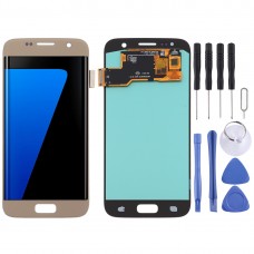 OLED Material LCD Screen and Digitizer Full Assembly for Samsung Galaxy S7(Gold)