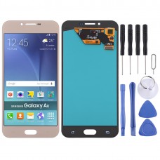 OLED Material LCD Screen and Digitizer Full Assembly for Samsung Galaxy A8 (2016) / SM-A810(Gold)