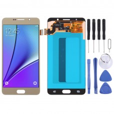 OLED Material LCD Screen and Digitizer Full Assembly for Samsung Galaxy Note 5(Gold)