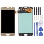 OLED Material LCD Screen and Digitizer Full Assembly for Samsung Galaxy S6(Gold)