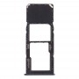 SIM картата тава + Micro SD Card тава за Samsung Galaxy A71 / A715 (черен)