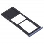 SIM Card Tray + Micro SD Card Tray for Samsung Galaxy A71 / A715 (Black)
