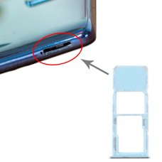 SIM-карти лоток + Micro SD-карти лоток для Samsung Galaxy A71 / A715 (зелений)