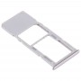 SIM Card Tray + Micro SD Card Tray for Samsung Galaxy A71 / A715 (Silver)