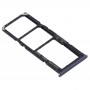 La bandeja de tarjeta SD bandeja de tarjeta SIM bandeja de tarjeta SIM + + Micro para Samsung Galaxy A51 / A515 (Negro)