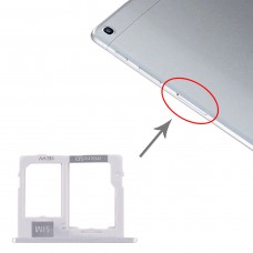 La bandeja de tarjeta SD bandeja de tarjeta SIM + Micro para la lengüeta Un 10.1 (2019) / SM-T515 (plata)