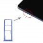 La bandeja de tarjeta SIM bandeja de tarjeta SIM + + Micro bandeja de tarjeta SD para el Galaxy de Samsung A21s (azul)