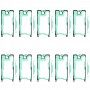 10 PCS Front Housing Adhesive for Samsung Galaxy Note10+